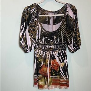 Y2K Multicolor Graphic Women's Blouse